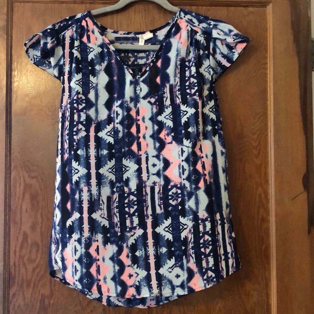 Fun bohemian print top
